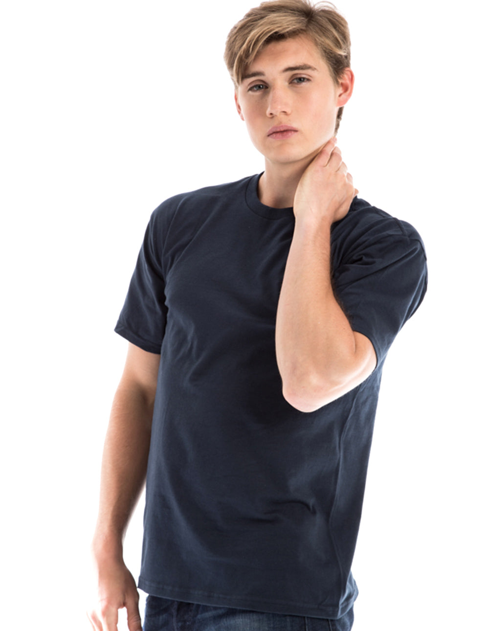 Retro Ring-Spun Crew Neck T-Shirt 2100