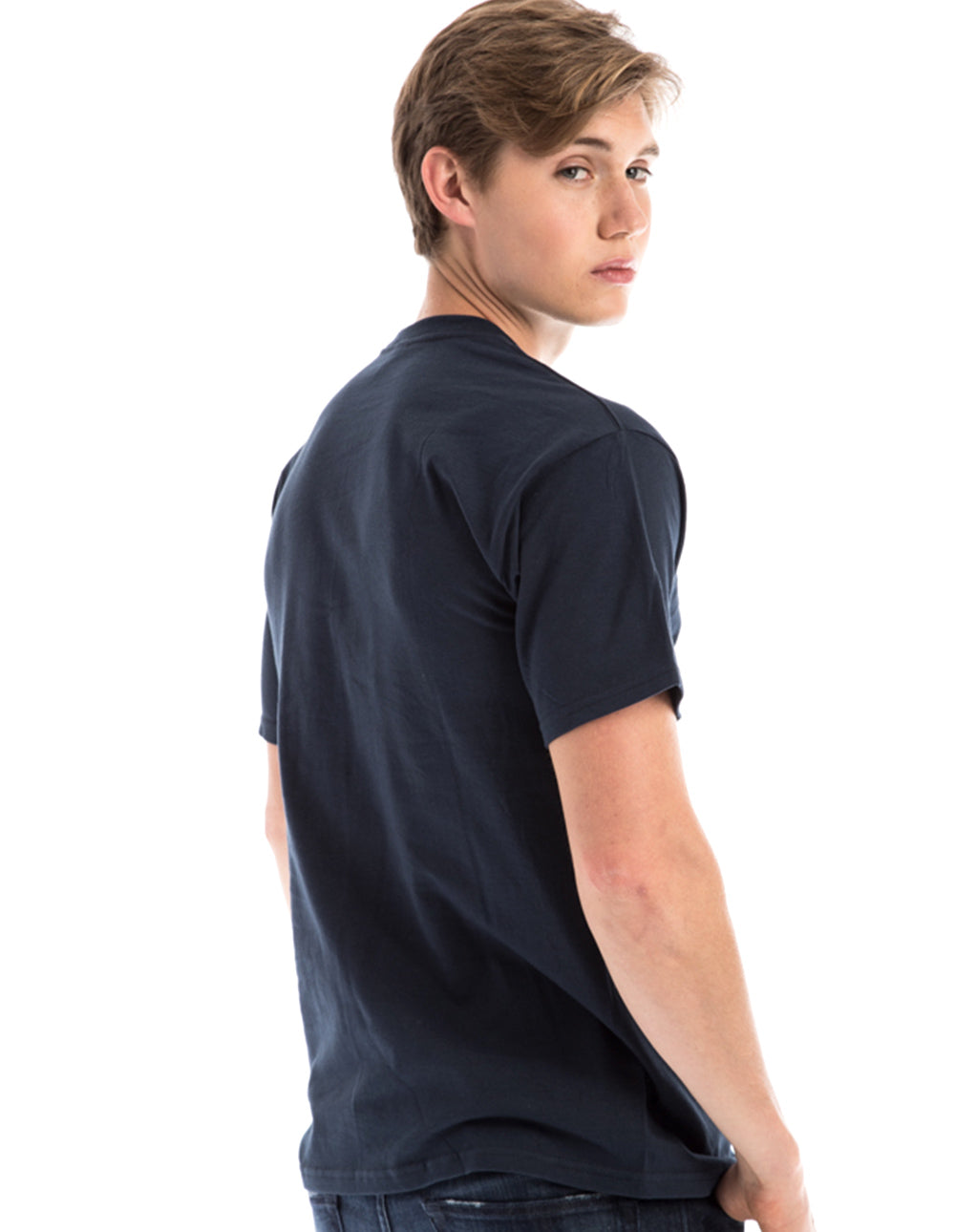 Retro Ring-Spun Crew Neck T-Shirt 2100